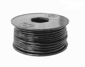 elektrisch snoer per mtr. tot 50 mtr. zwart